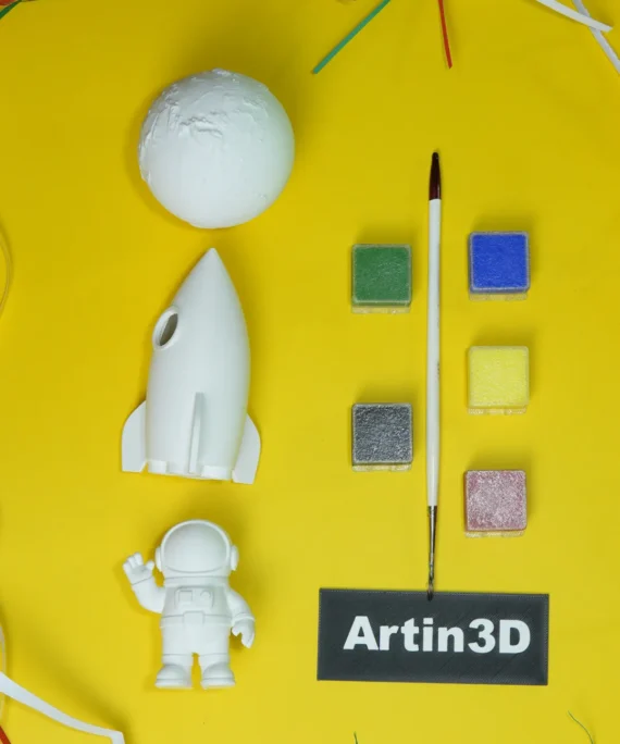 Earth, Astronaut, Rocket Painting kit for kids
