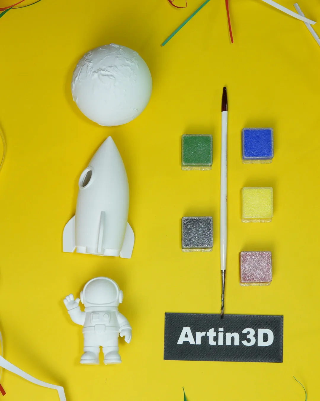 Earth, Astronaut, Rocket Painting kit for kids