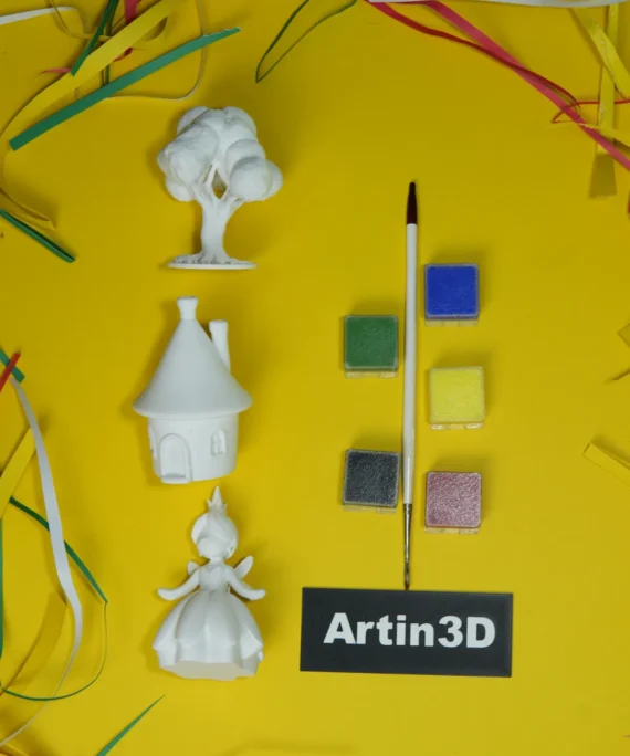 House, Tree, Fairy Painting kit for kids