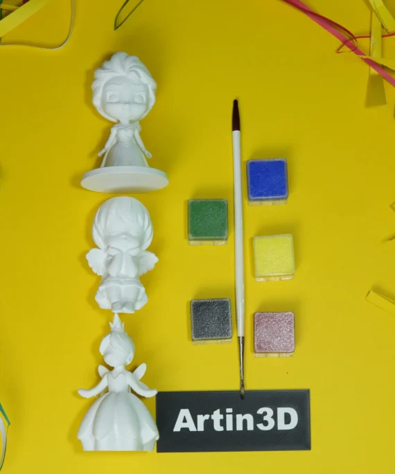 3 Doll Painting kit for kids