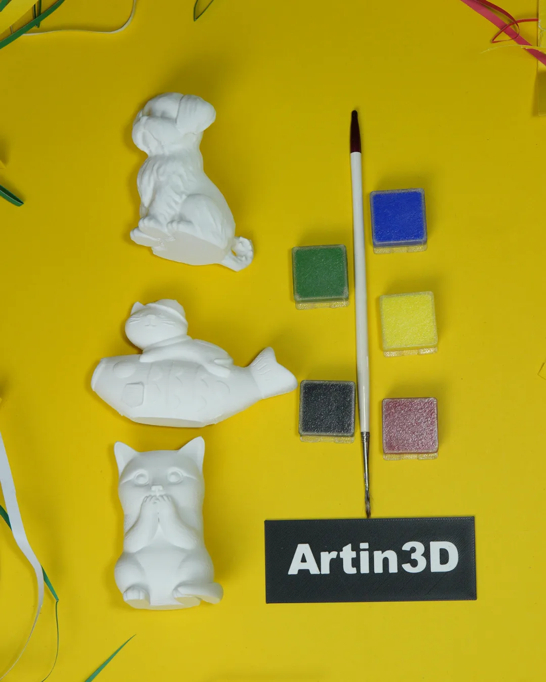 Cat, Dog, Fish Painting kit for kids