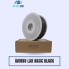 Bambu Lab PLA Basic Black Filament with Reusable Spool – 1.75mm, 1kg – Artin3D Bangladesh