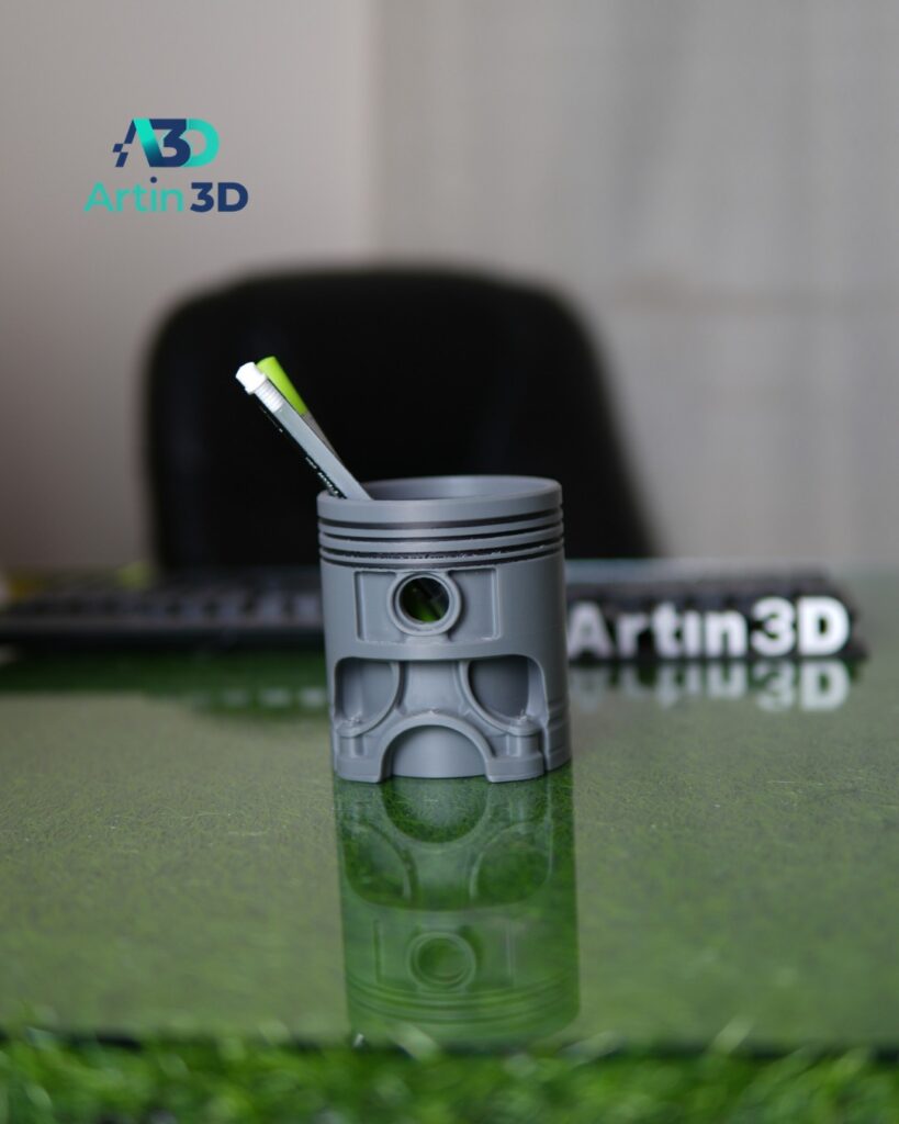 3D Printed Piston Pen Holder – Artin3D Bangladesh