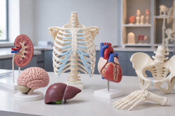 চিকিৎসা শিক্ষার জন্য 3D printed অঙ্গ ও হাড়ের মডেল