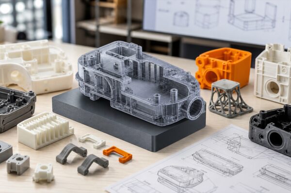CAD design-এর কয়েকটি functional 3D printed iteration