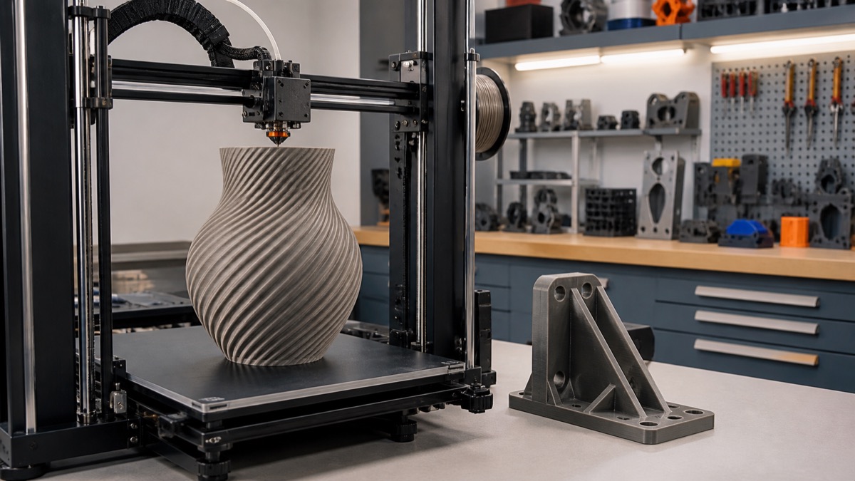 0.6 mm nozzle দিয়ে functional bracket 3D printing