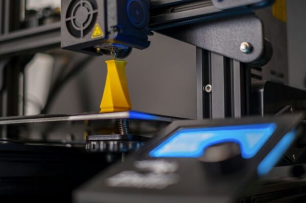 3D printed structure illustrating infill and internal geometry