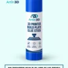 3D Printer Build Plate Glue Stick on a pale mint background with Artin3D branding