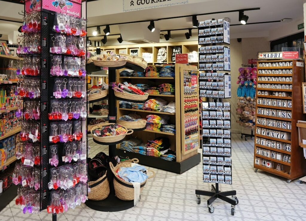 Custom corporate gift and branded product display