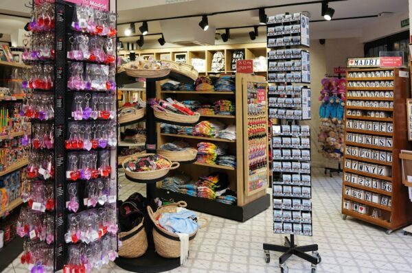 Custom corporate gift and branded product display
