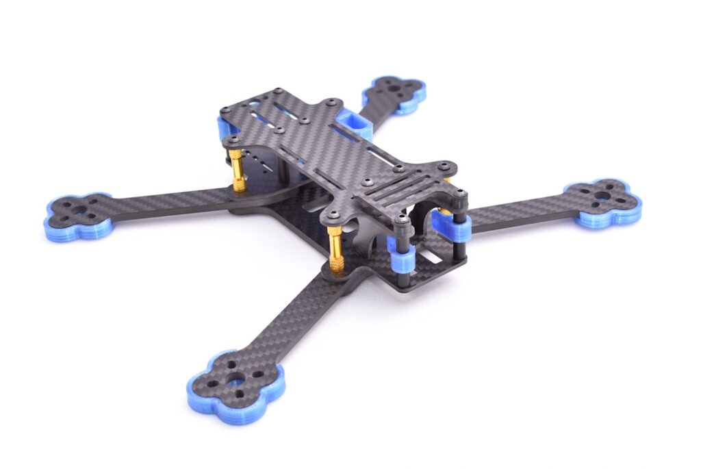 FPV quadcopter frame and 3D printed drone parts