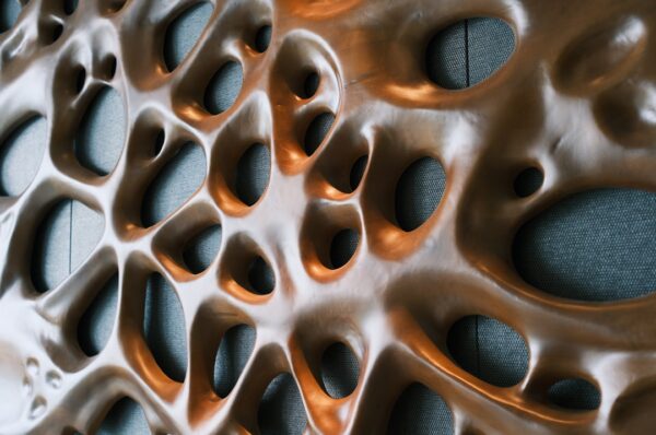 Engineered organic structure representing pressure advance and extrusion control