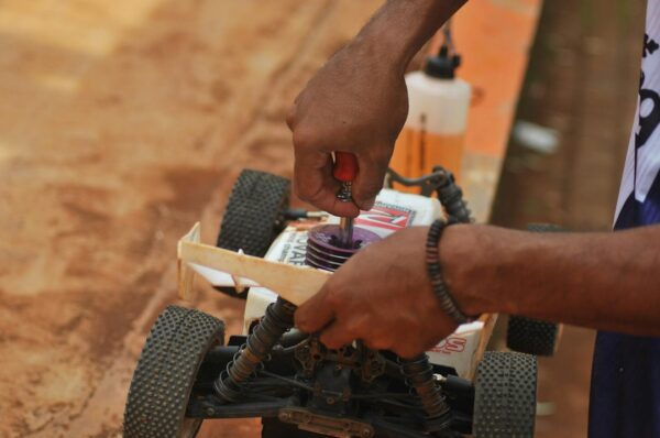 RC car project with custom 3D printed parts