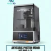 Anycubic Photon Mono M7 Pro 14K Resin 3D Printer on a pale mint background with Artin3D branding