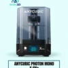 Anycubic Photon Mono X 6Ks Resin 3D Printer on a pale mint background with Artin3D branding