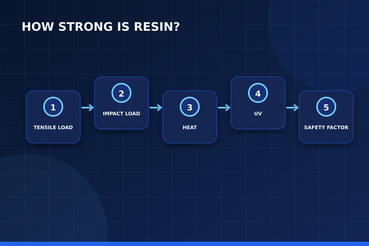 Resin print strength evaluation workflow