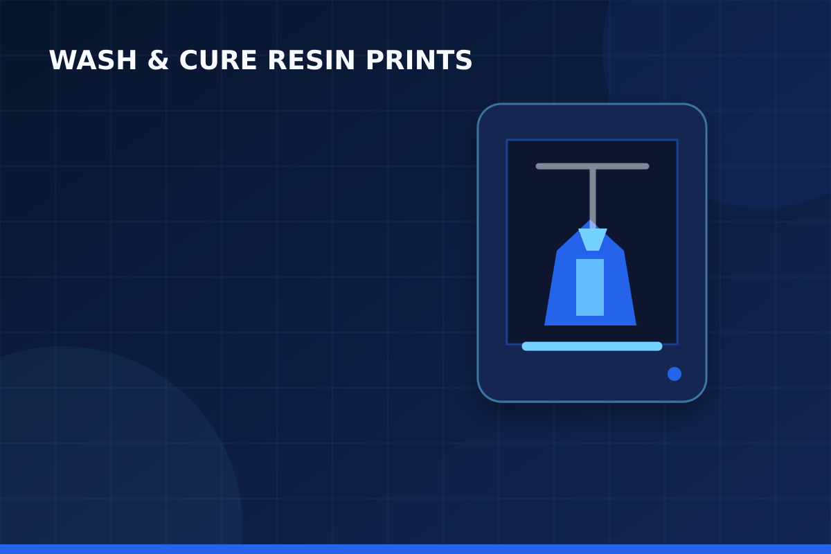 Resin post-processing safety checklist