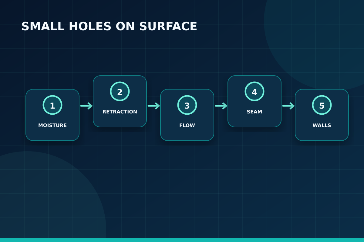 Surface hole diagnosis workflow
