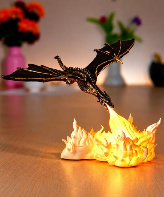 3D Printed Dragon Flame Lamp – Artin3D Bangladesh
