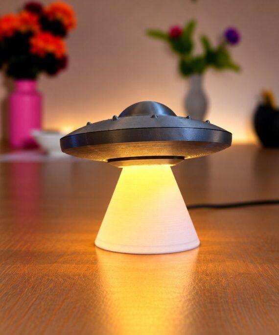 3D Printed UFO Beam Lamp – Artin3D Bangladesh