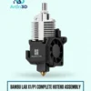Bambu Lab X1/P1 Series Complete Hotend Assembly on a pale mint background with Artin3D branding