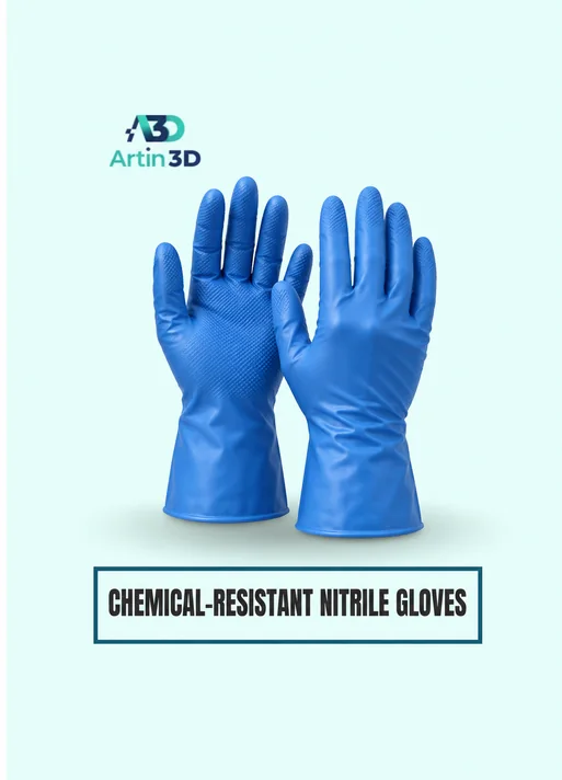 Chemical-Resistant Nitrile Gloves – Artin3D Bangladesh