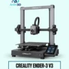 Creality Ender-3 V3 3D Printer on a pale mint background with Artin3D branding