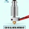 E3D V6 All-Metal Hotend Kit on a pale mint background with Artin3D branding
