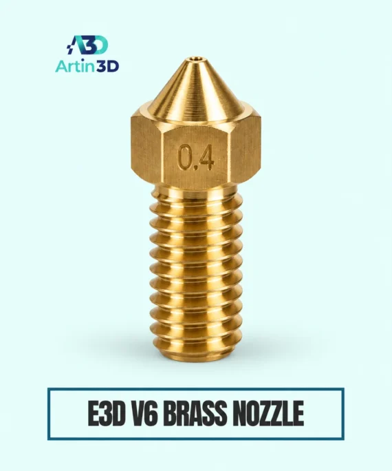 E3D V6 Brass Nozzle for 1.75mm Filament – Artin3D Bangladesh