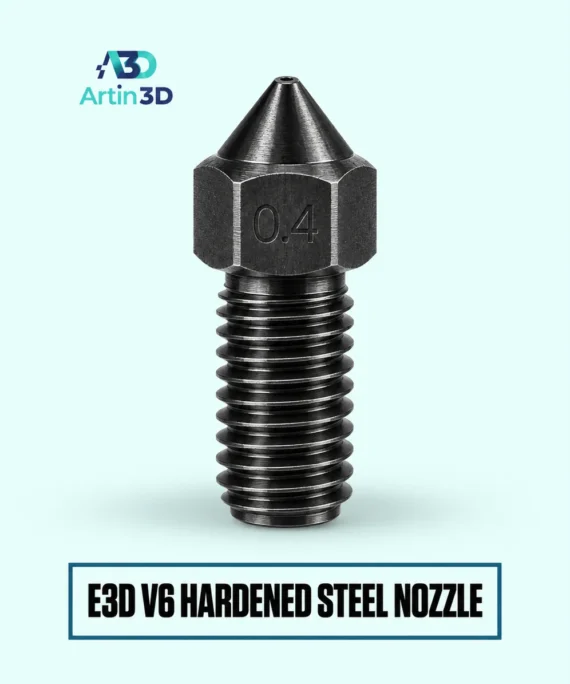 E3D V6 Hardened Steel Nozzle – Artin3D Bangladesh