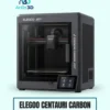 ELEGOO Centauri Carbon 3D Printer on a pale mint background with Artin3D branding