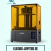 ELEGOO Jupiter SE Resin 3D Printer on a pale mint background with Artin3D branding