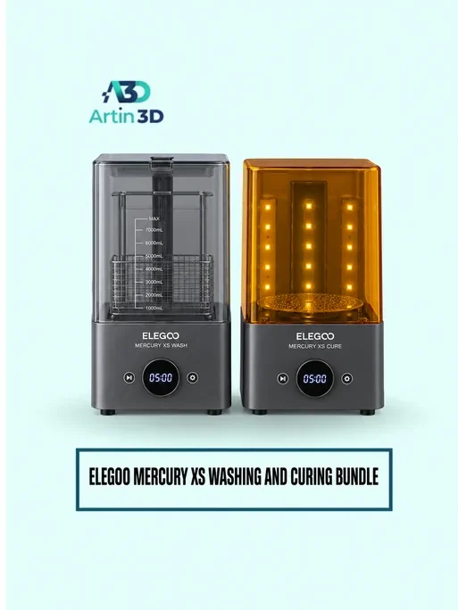 ELEGOO Mercury XS Washing and Curing Bundle – Artin3D Bangladesh