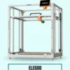 ELEGOO OrangeStorm Giga 3D Printer on a mint background with Artin3D branding