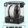 Filament Dry Box on a pale mint background with Artin3D branding