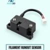 Filament Runout Sensor on a pale mint background with Artin3D branding