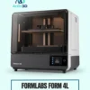Formlabs Form 4L Large-Format SLA 3D Printer on a pale mint background with Artin3D branding