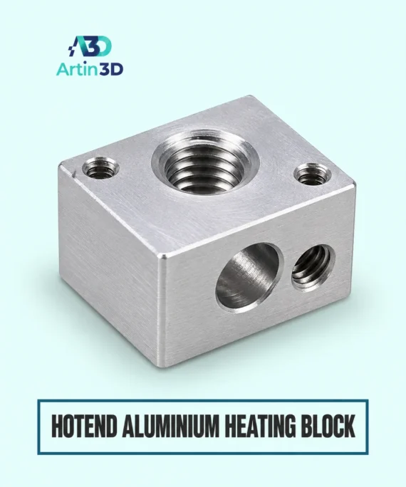 Hotend Aluminium Heating Block – Artin3D Bangladesh