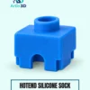 Hotend Silicone Sock on a pale mint background with Artin3D branding