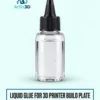 Liquid Glue for 3D Printer Build Plate on a pale mint background with Artin3D branding