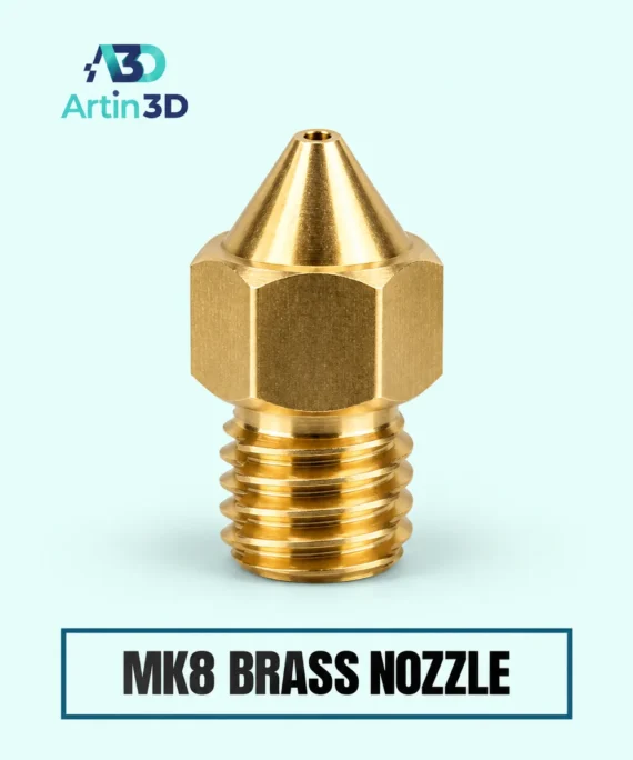 MK8 Brass Nozzle for 1.75mm Filament – Artin3D Bangladesh