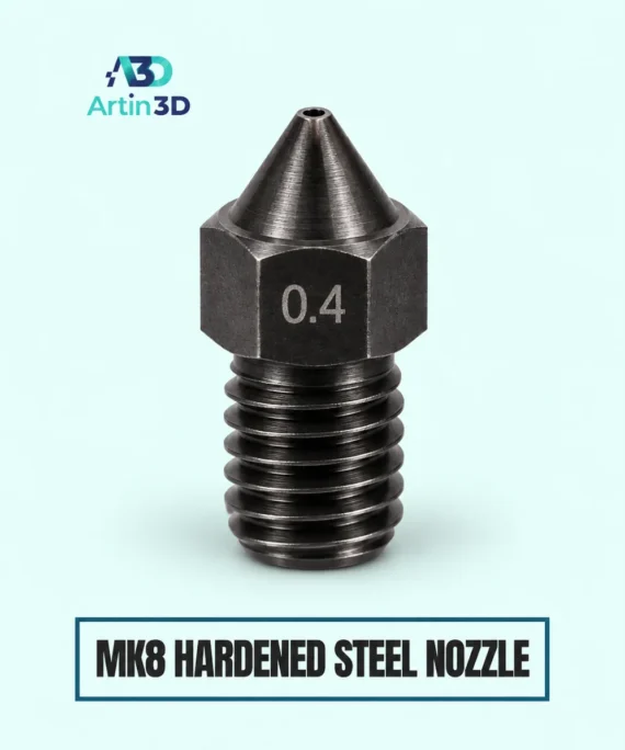 MK8 Hardened Steel Nozzle for 1.75mm Filament – Artin3D Bangladesh